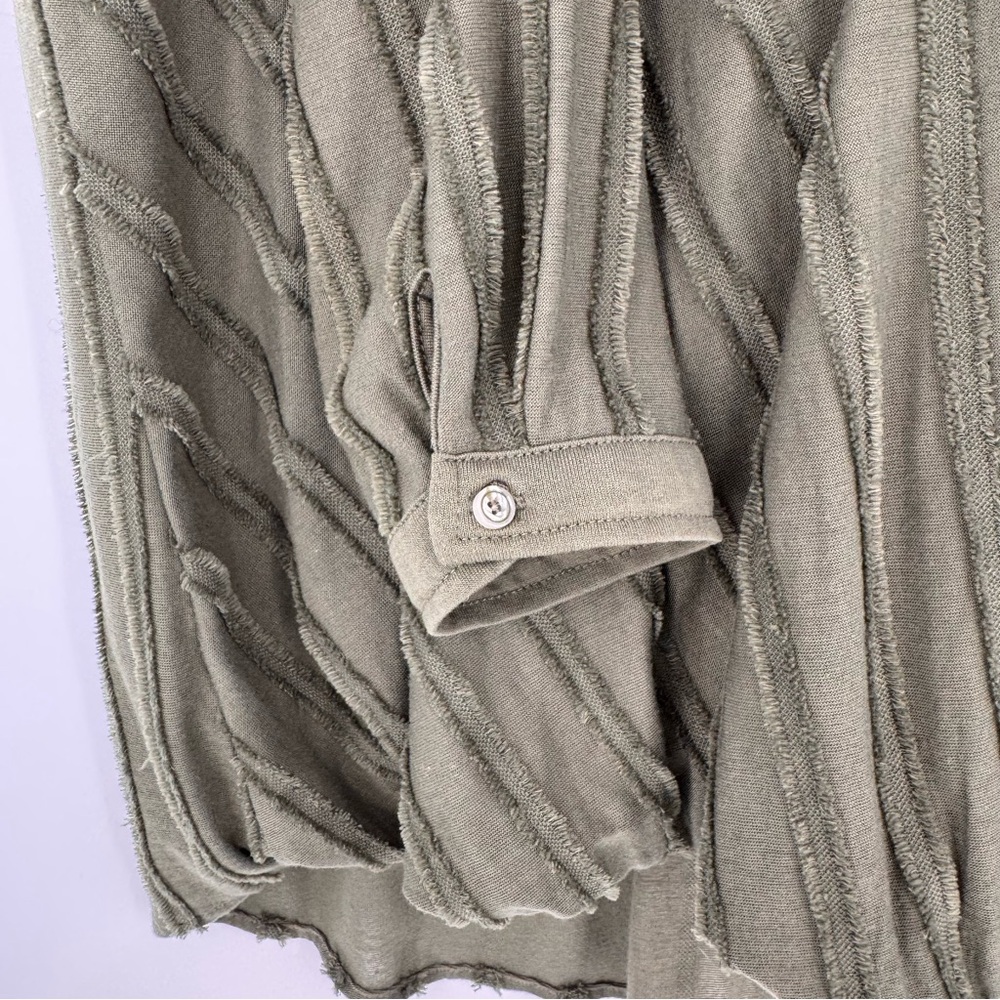 Anthropologie Maeve Audre Long Sleeve Textured Top Size Small Green - Picture 5 of 11